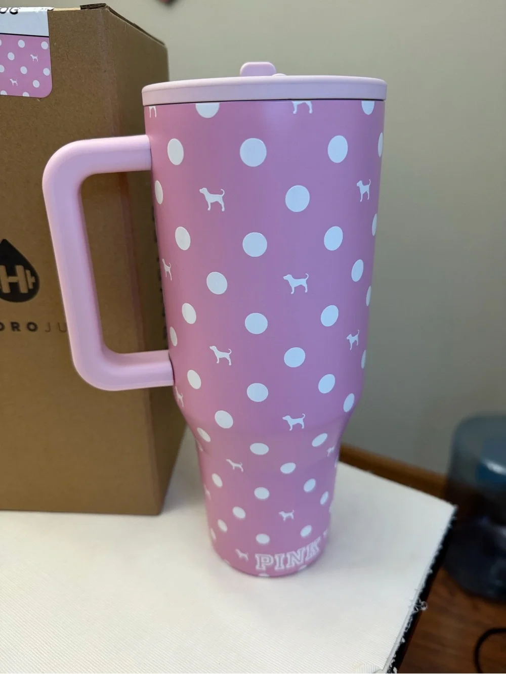 HydroJug x Victoria’s Secret 40oz (Pink Dot Dog)